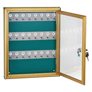 BACHECA PORTA CHIAVI cm 29 x 5 x h.37 - bronzo
