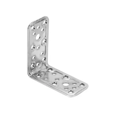 C PIASTRA ANGOLARE ACCIAIO ZINCATO 40X80X80 MM (25,0 PZ)