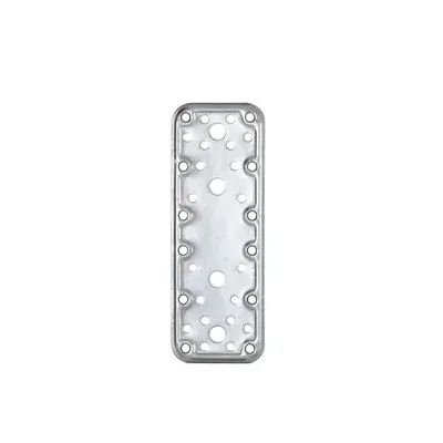 C PIASTRA DIRITTA ACCIAIO ZINCATO 65X180 MM (25,0 PZ)