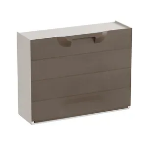 SCARPIERA MODULARE EFFETTO DOGHE TORTORA (7,0 PZ)