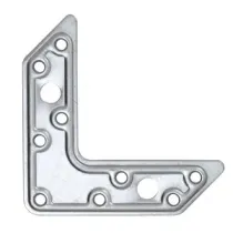 C PIASTRA A L ACCIAIO ZINCATO 30X120X83 MM (10,0 PZ)