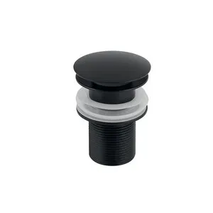 GEDY PILETTA IN ACCIAIO NERO MATT CLIC CLAC 03