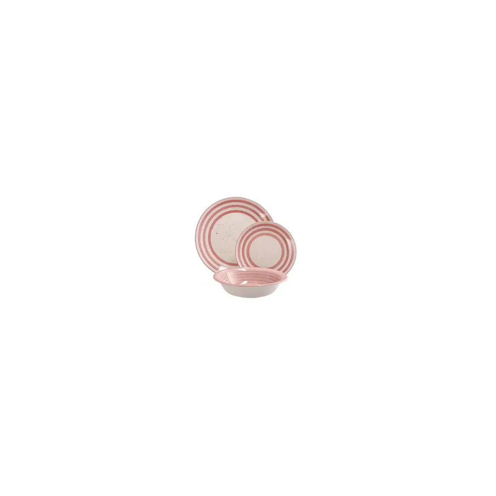 SERVIZIO PIATTI NAVY 18PZ ROSA (2,0 CF)
