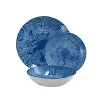 SERVIZIO PIATTI CERAM 18PZ BLU (2,0 CF)