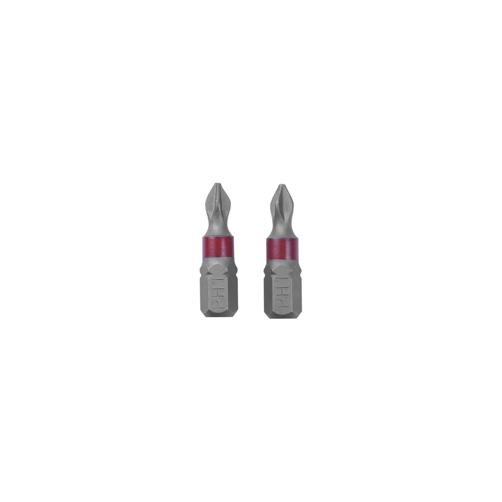 Inserti Philips PH1 25 mm blister 2 pz (1/4")