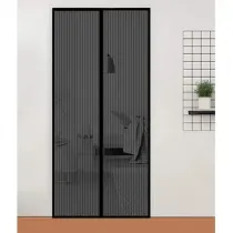 ZANZARIERA MAGNETICA P/PORTA 140X240CM NERO