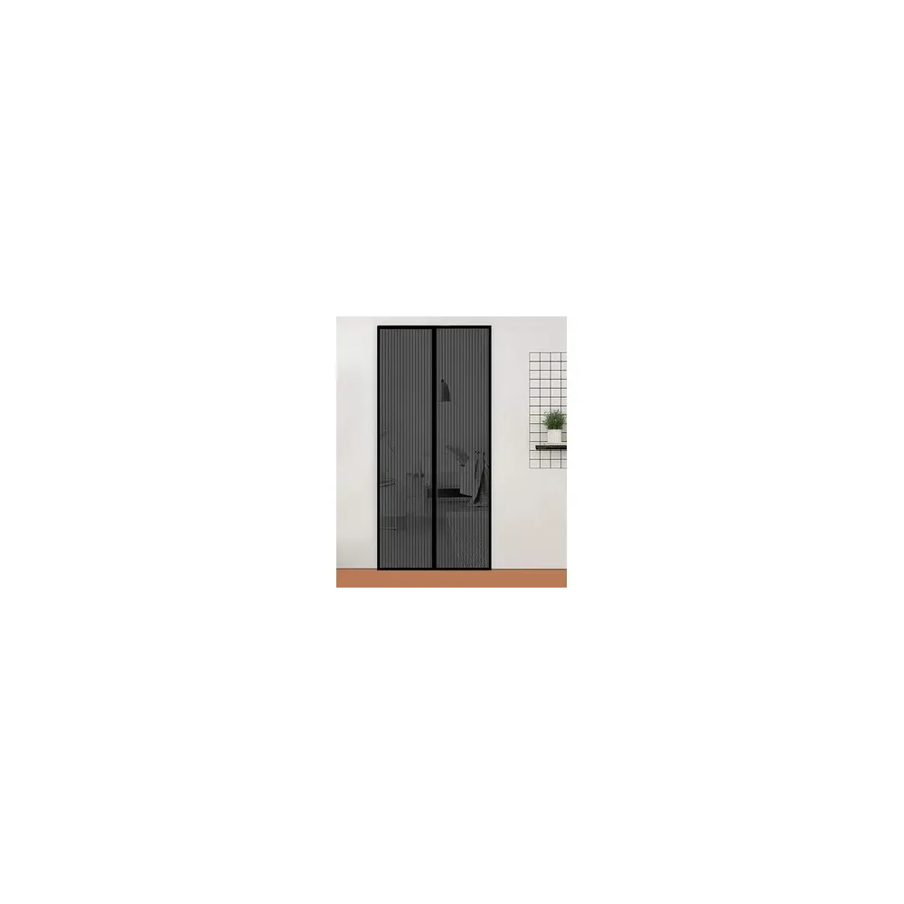ZANZARIERA MAGNETICA P/PORTA 140X240CM NERO