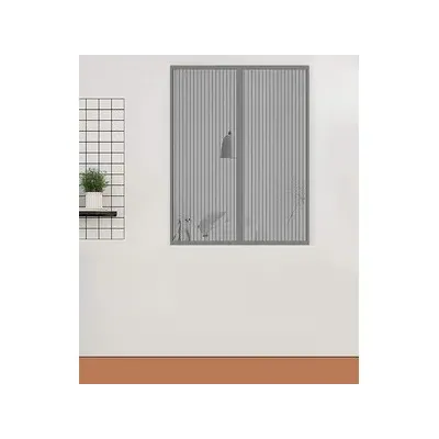ZANZARIERA MAGNETICA P/FINESTRA 120X160CM GRIGIO