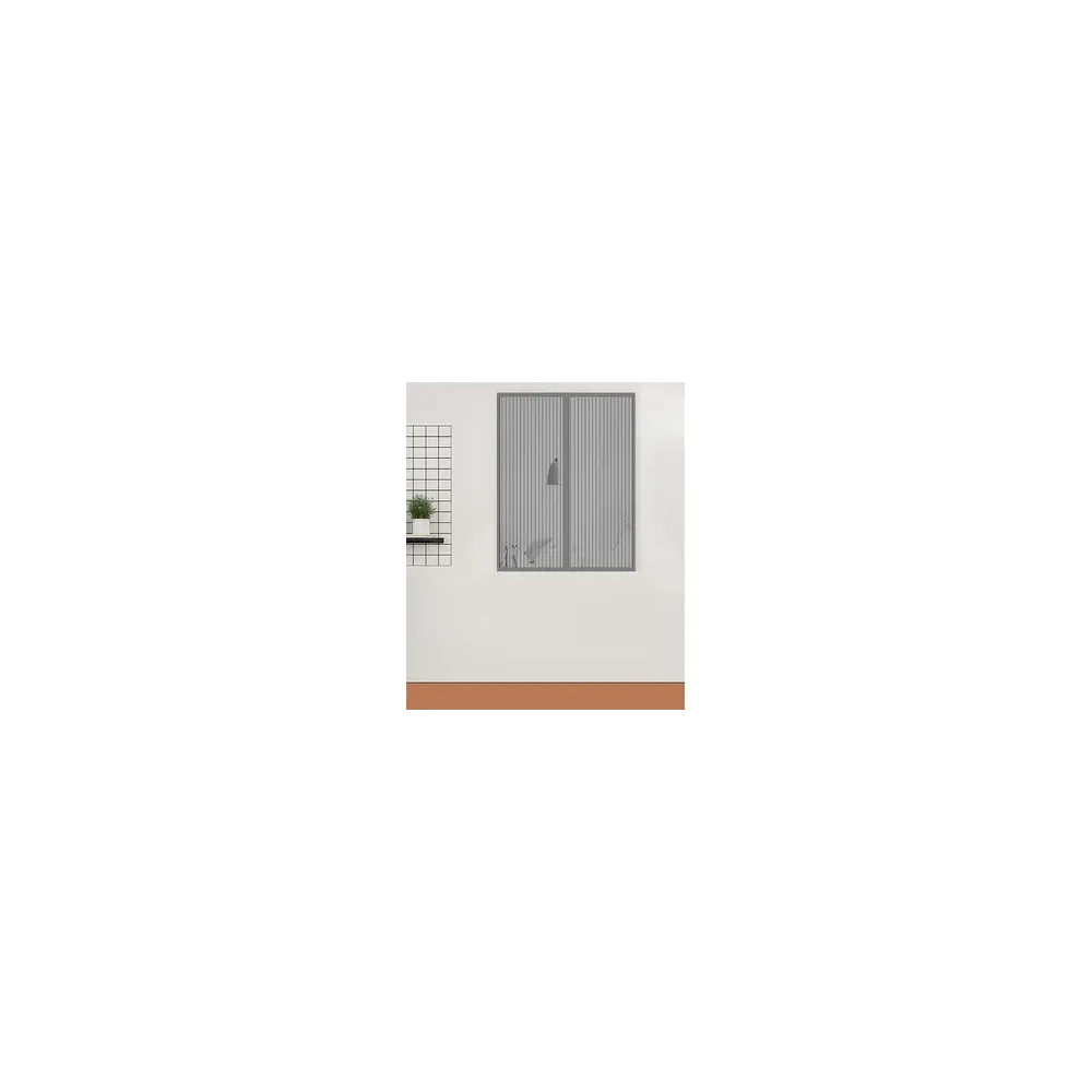 ZANZARIERA MAGNETICA P/FINESTRA 120X160CM GRIGIO