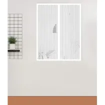 ZANZARIERA MAGNETICA P/FINESTRA 120X160CM BIANCO