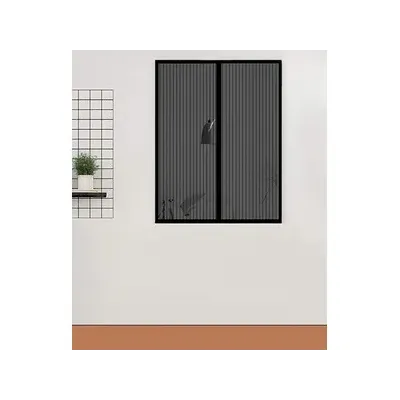 ZANZARIERA MAGNETICA P/FINESTRA 120X160CM NERO