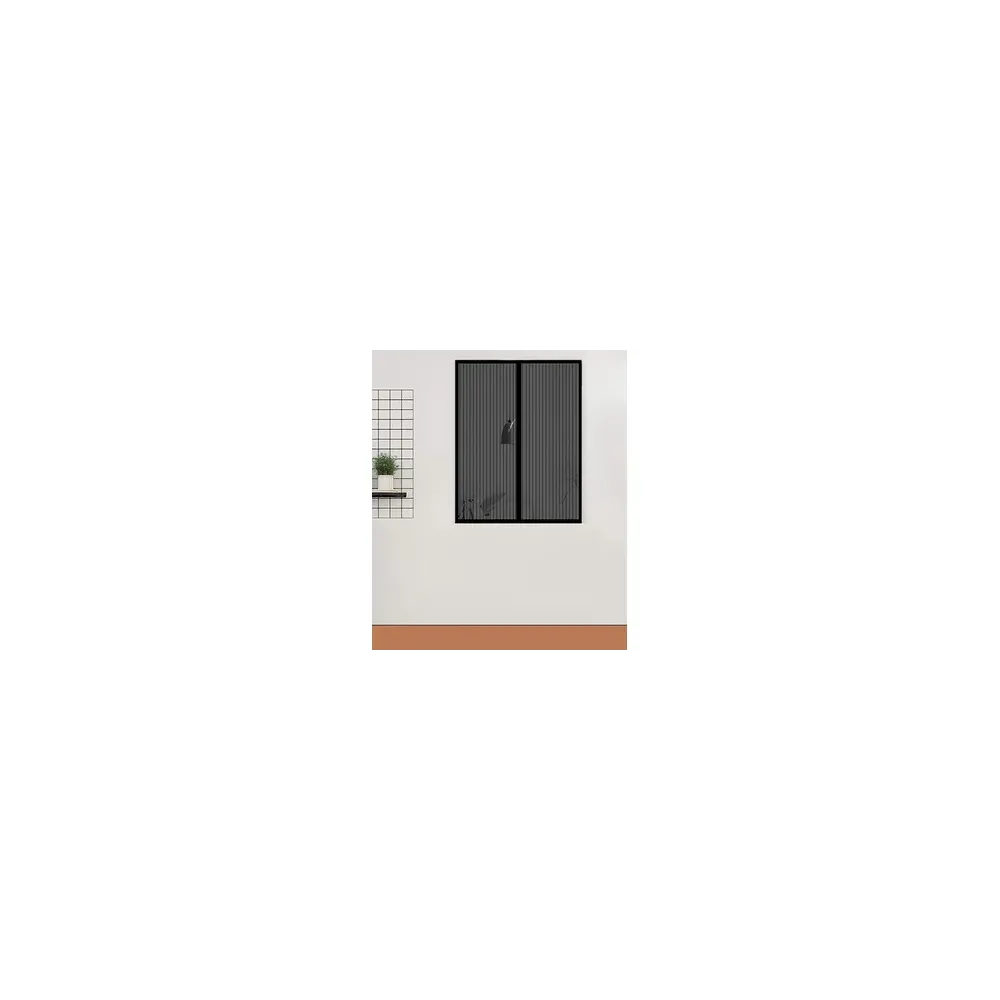 ZANZARIERA MAGNETICA P/FINESTRA 120X160CM NERO