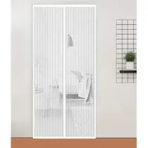 ZANZARIERA MAGNETICA P/PORTA 140X240CM BIANCO