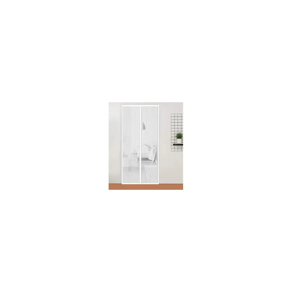 ZANZARIERA MAGNETICA P/PORTA 140X240CM BIANCO