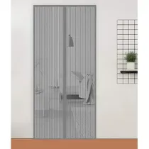 ZANZARIERA MAGNETICA P/PORTA 140X240CM GRIGIO