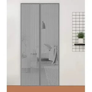 ZANZARIERA MAGNETICA P/PORTA 140X240CM GRIGIO