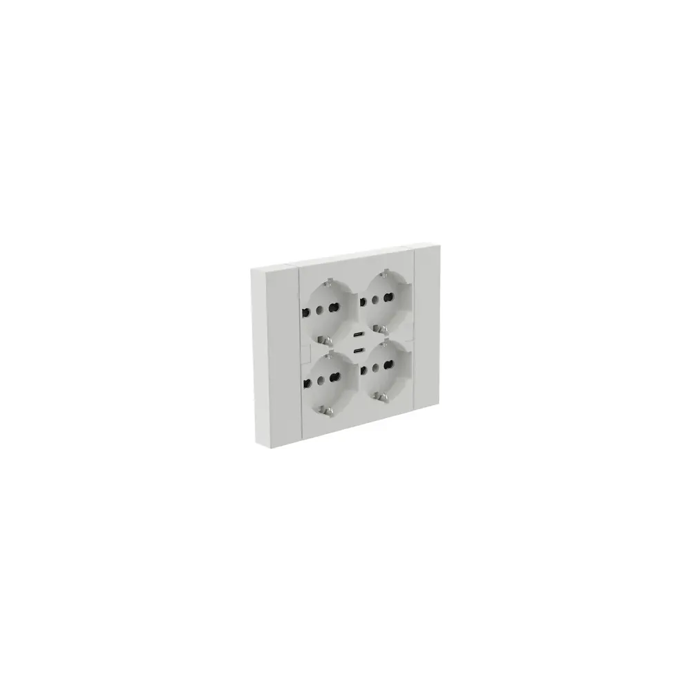 MULTIPRESA INCASSO QUADRA 4 P BIP.SCH + 2 USBC BCA