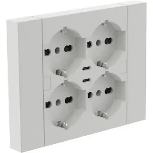 MULTIPRESA INCASSO QUADRA 4 P BIP.SCH + 2 USBC BCA