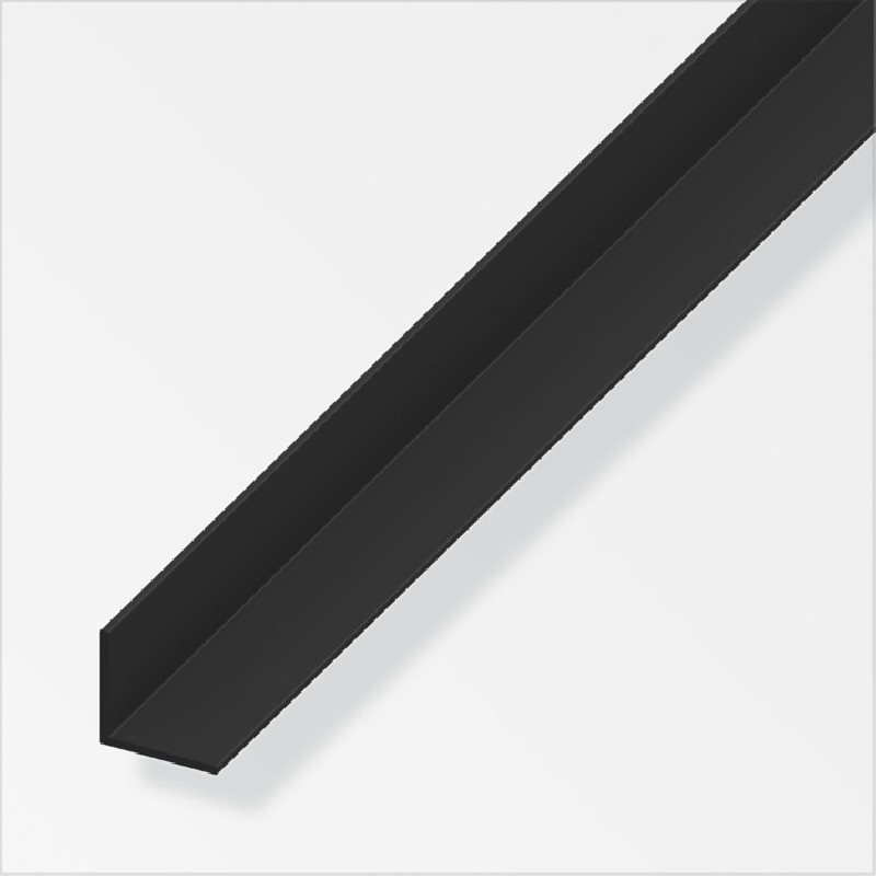 10X10X1 BLACK PVC ANGLE 2M