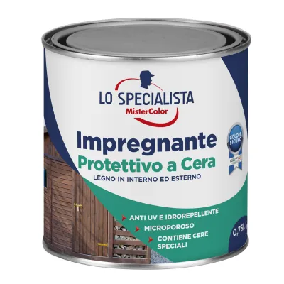 IMPREGNANTE CERA ACQUA 2,5 LT. NOCE CHIARO