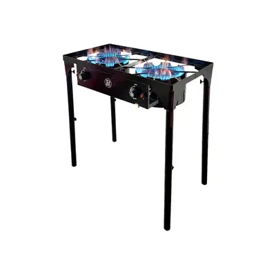 FORNELLO A GAS 2 BRUCIAT POWER TOP 2 80X40XH78CM