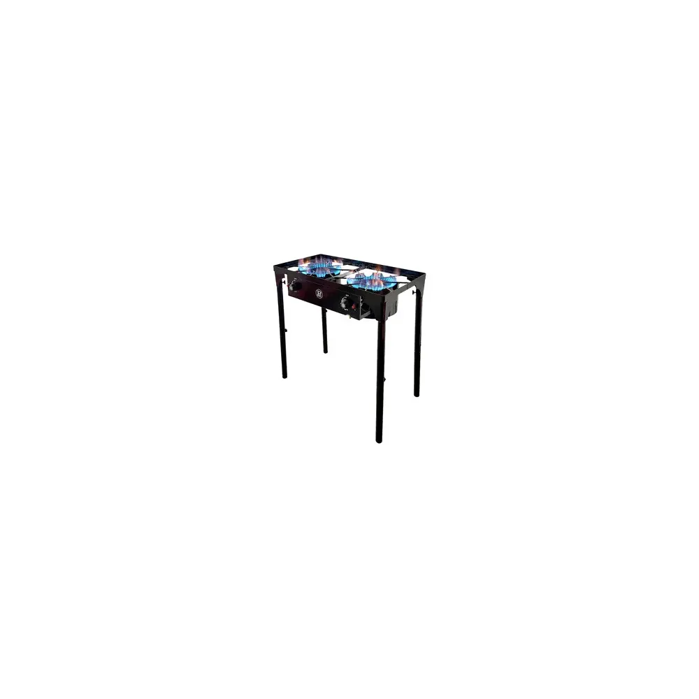 FORNELLO A GAS 2 BRUCIAT POWER TOP 2 80X40XH78CM