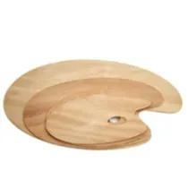 DAL ARTISTS TAVOLOZZA LEGNO 18X24CM OVAL