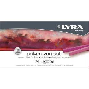 LYR POLYCRAYONS SOFT AST 12 PZ