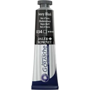 DAL AQUAFINE GOUACHE 15ML NERO AVORIO