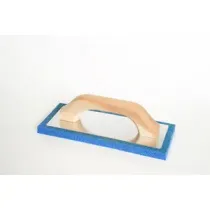FRATTONE SPUGNA BLU C/MANICO LEGNO 100X240 MM