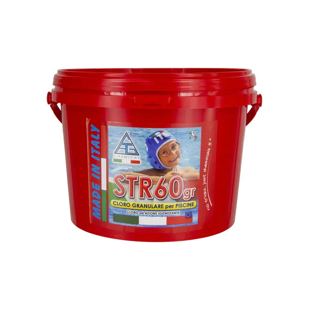 CLORO PER PISCINA IN POLVERE STR60GR    5 KG