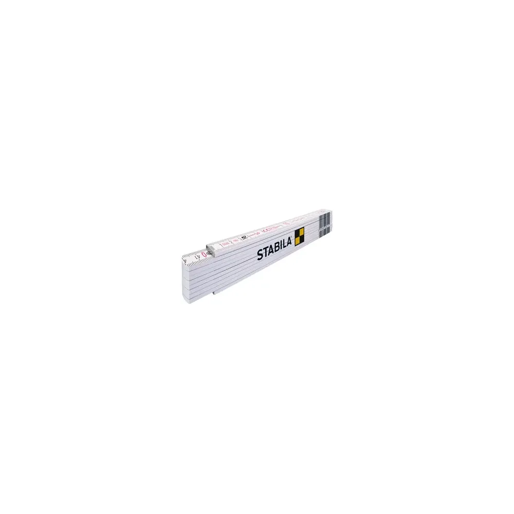 DOPPIO METRO STABILA 1407 10 ASTE LEGNO BIANCO (10,0 PZ)