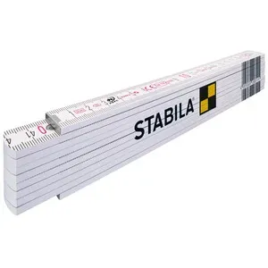 DOPPIO METRO STABILA 1407 10 ASTE LEGNO BIANCO (10,0 PZ)