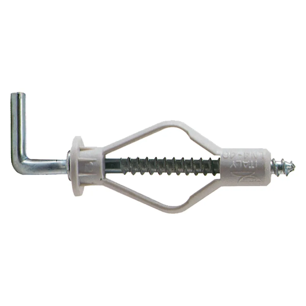 TASSELLO LASTRO NYLON LN4-40/2 mm 8 x 40 - gancio medio TASSELLO LASTRO NYLON LN4-40/2 mm 8 x 40 - gancio medio