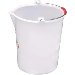 SECCHIO ALIMENTARE C/BECCO  9 L BIANCO