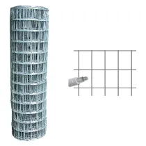 RETE ELETTROSALDATA ZINCATA 50 x 25 Filo Ø mm. 1