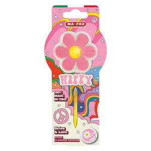 PROFUMATORE PER AUTO 'HIPPY' 'Flower Power' pink - profumo rosa speziata
