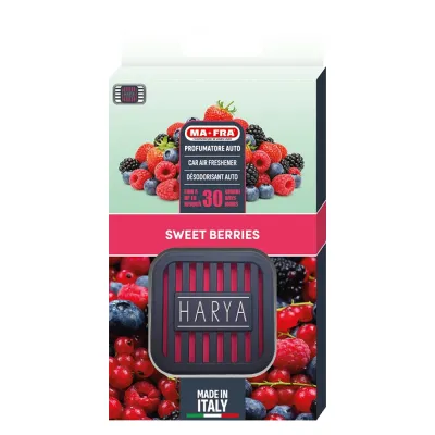 PROFUMATORE PER AUTO 'HARYA' 'Sweet Berries' - profumo fruttato dolce