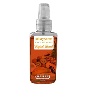 PROFUMATORE SPRAY PER AUTO 'MISTYSCENT' 'Tropical Sunset' - profumo fruttato esotico