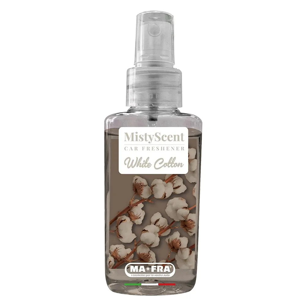 PROFUMATORE SPRAY PER AUTO 'MISTYSCENT' 'White Cotton' - profumo cotone bianco
