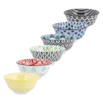 INSALATIERA 'ARABESQUE' Ø cm. 15.5 x h.7 - fantasie assortite