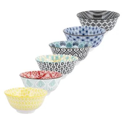 INSALATIERA 'ARABESQUE' Ø cm. 15.5 x h.7 - fantasie assortite