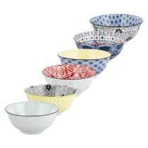 INSALATIERA 'ARABESQUE' Ø cm. 18 x h.8 - fantasie assortite