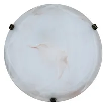 PLAFONIERA 'DUNA' Ø 40 cm - colore tabacco