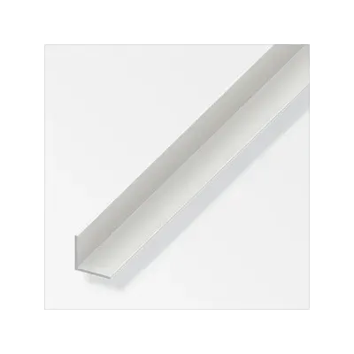 PROFILO PVC BIANCO H.200 CM ANGOLARE 40X40X1,2 MM (5,0 PZ)