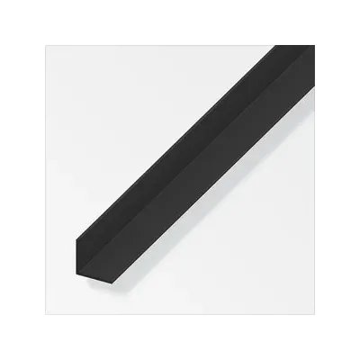 PROFILO PVC NERO H.200 CM ANGOLARE 15X15X1 MM (5,0 PZ)