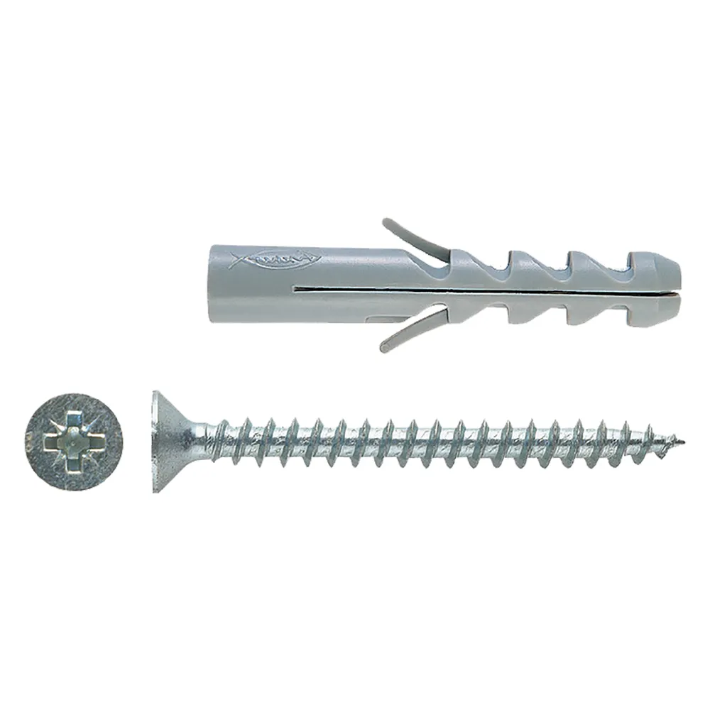 TASSELLO NYLON CON VITE 'SV' S6V Ø 6 x 30 - vite 4 TASSELLO NYLON CON VITE 'SV' S6V Ø 6 x 30 - vite 4