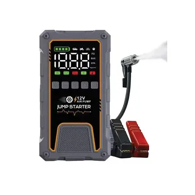 AVVIATORE DI EMERGENZA P/AUTO 12000MAH C/COMPRES.