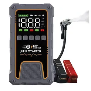 AVVIATORE DI EMERGENZA P/AUTO 12000MAH C/COMPRES.