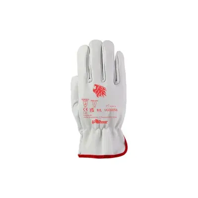 U-POWER GUANTI CORE FIORE BOVINO BIANCO  TG.  8 (12,0 PA)